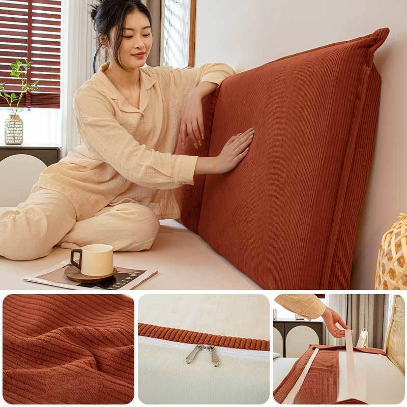 Corduroy Bed Backrest Cushion  - Headboard Cushion Backrest Tatami 评论和价格