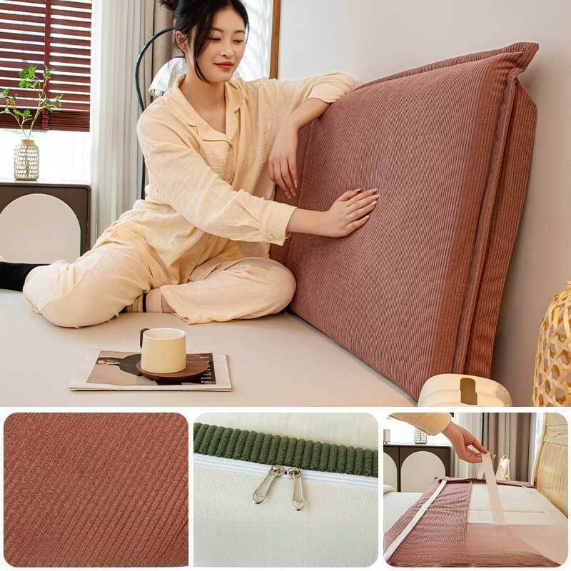 Corduroy Bed Backrest Cushion  - Headboard Cushion Backrest Tatami 评论和价格