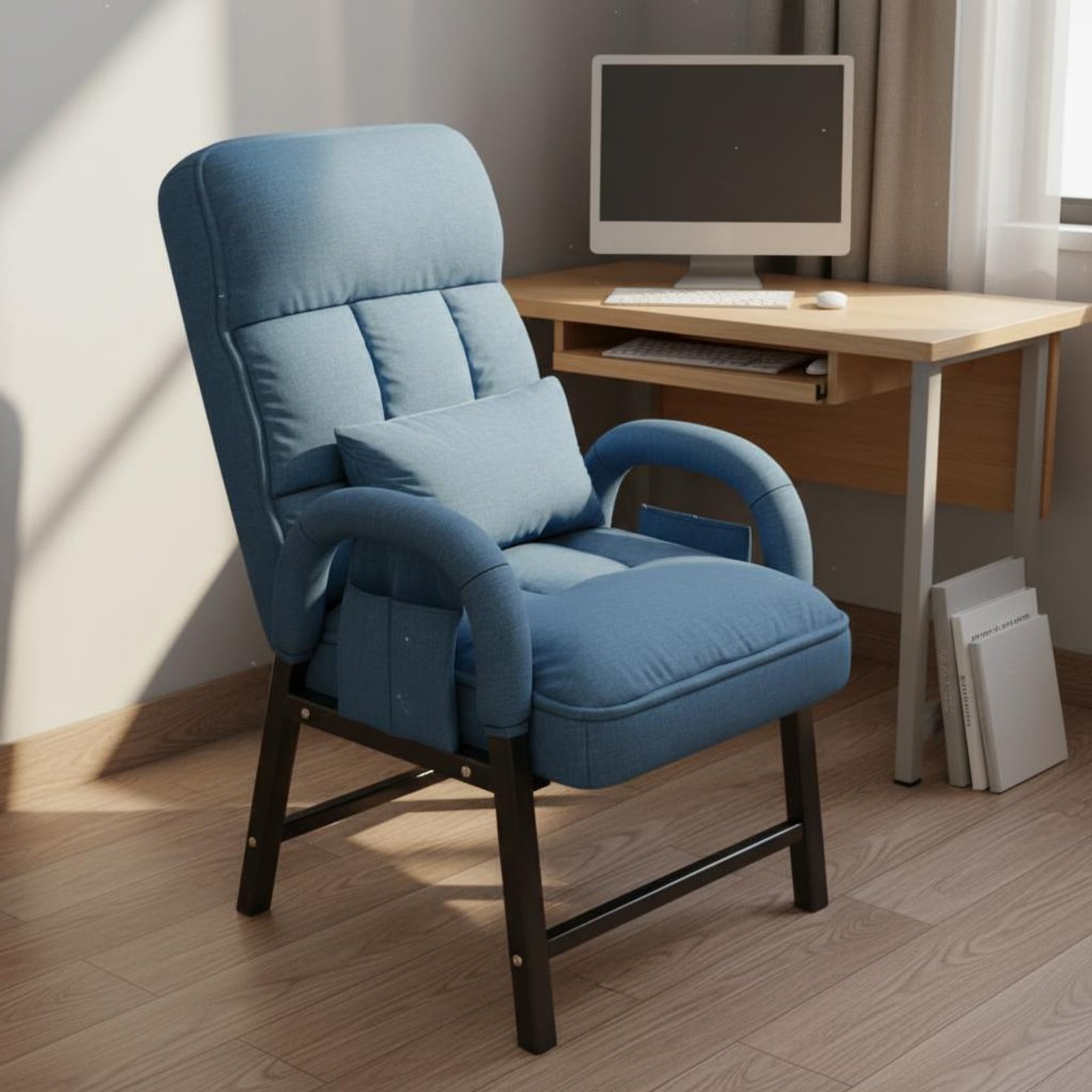 High Spine Lazy Sofa Chair Adj - Office Furniture 评论和价格