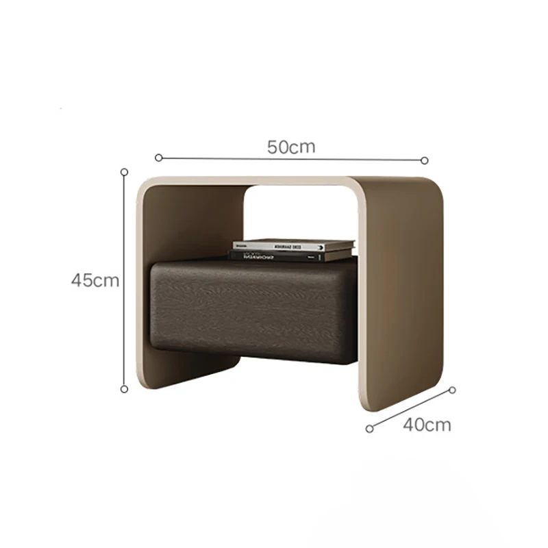 Luxury Solid Wood Rotating Nig - Solid Wood Nightstand 2 Drawers 评论和价格