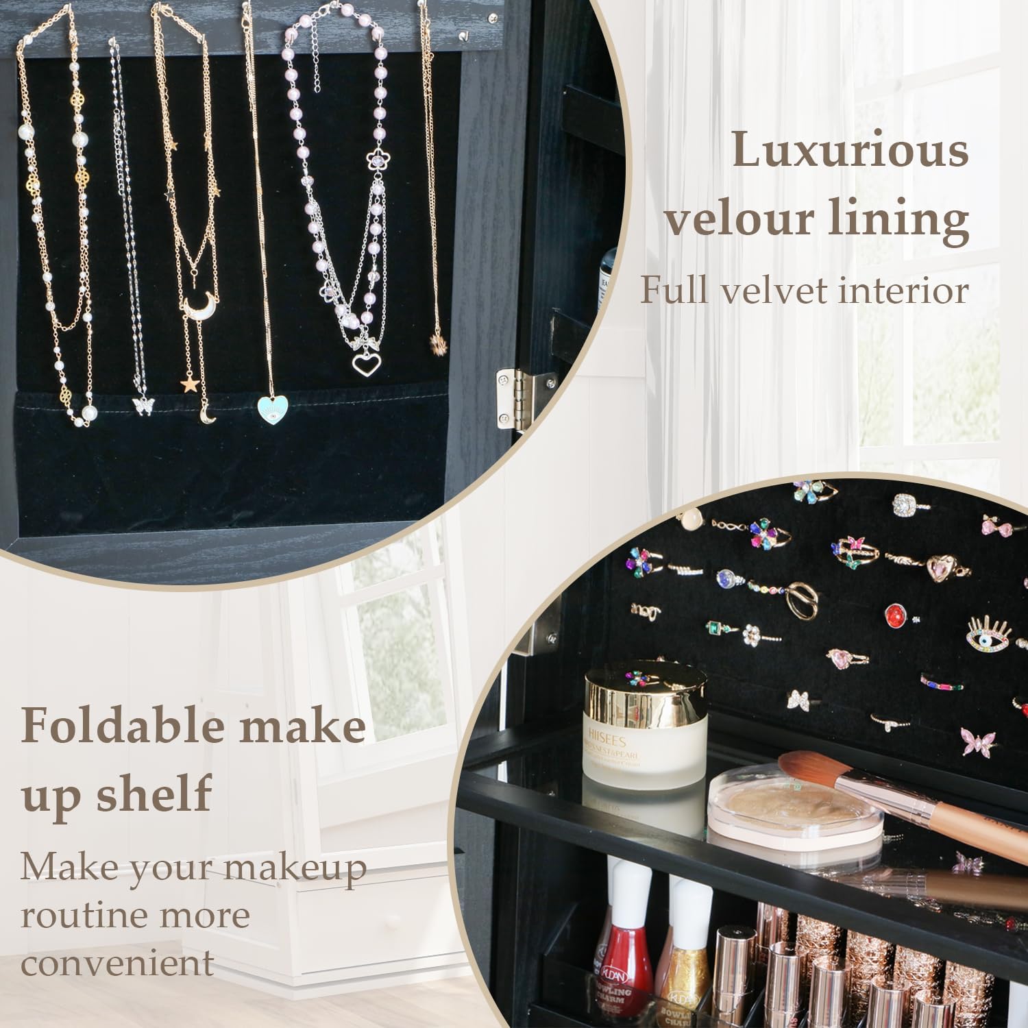 Full Length Standing Jewelry C - Full Length Mirror Jewelry Armoire 评论和价格