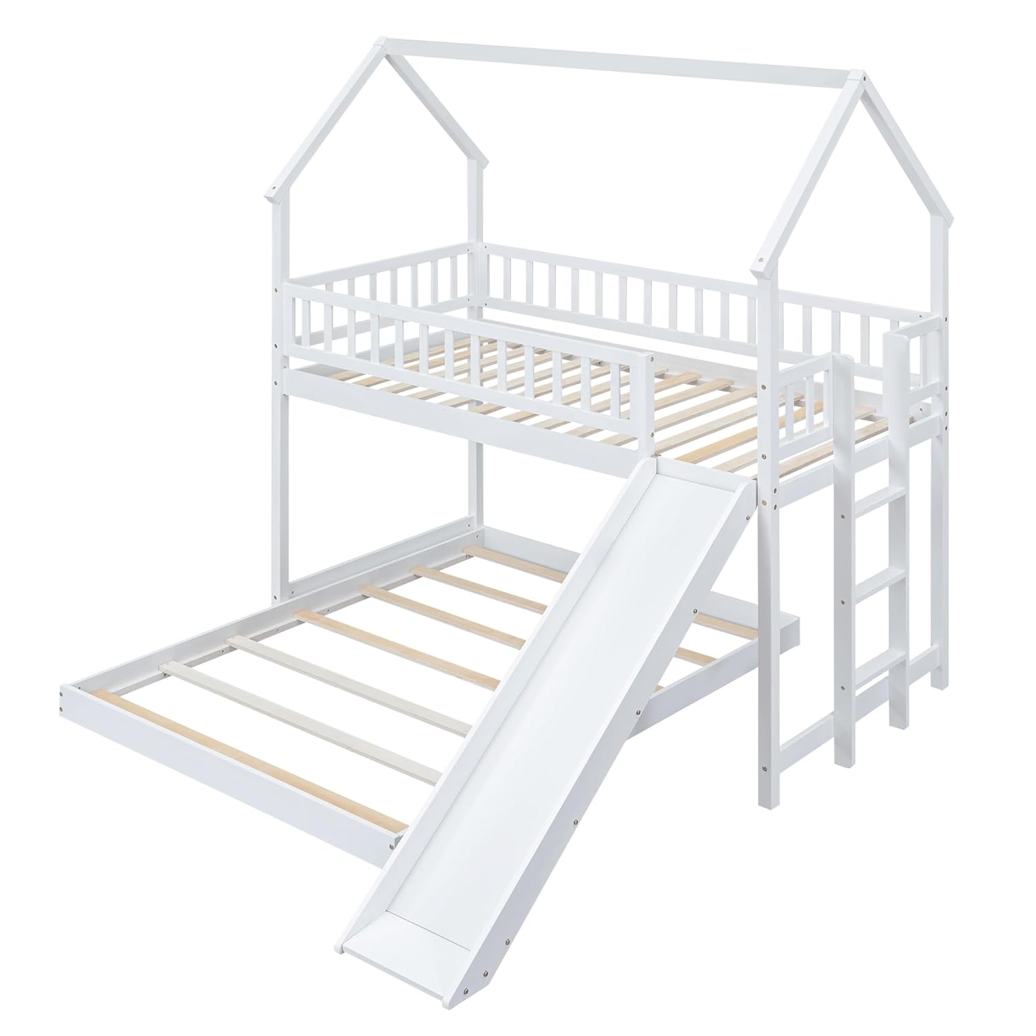 House Bunk Bed with Stairs and - Bunk Bed With Stairs And Slide 评论和价格