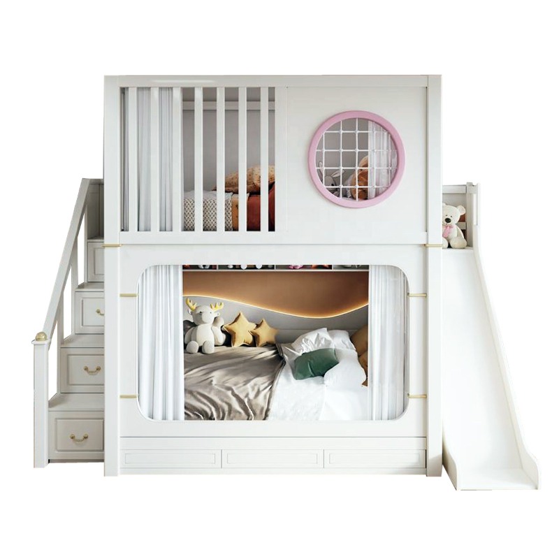 Kids' Bunk Beds with Slide and - Bunk Bed With Stairs And Slide 评论和价格