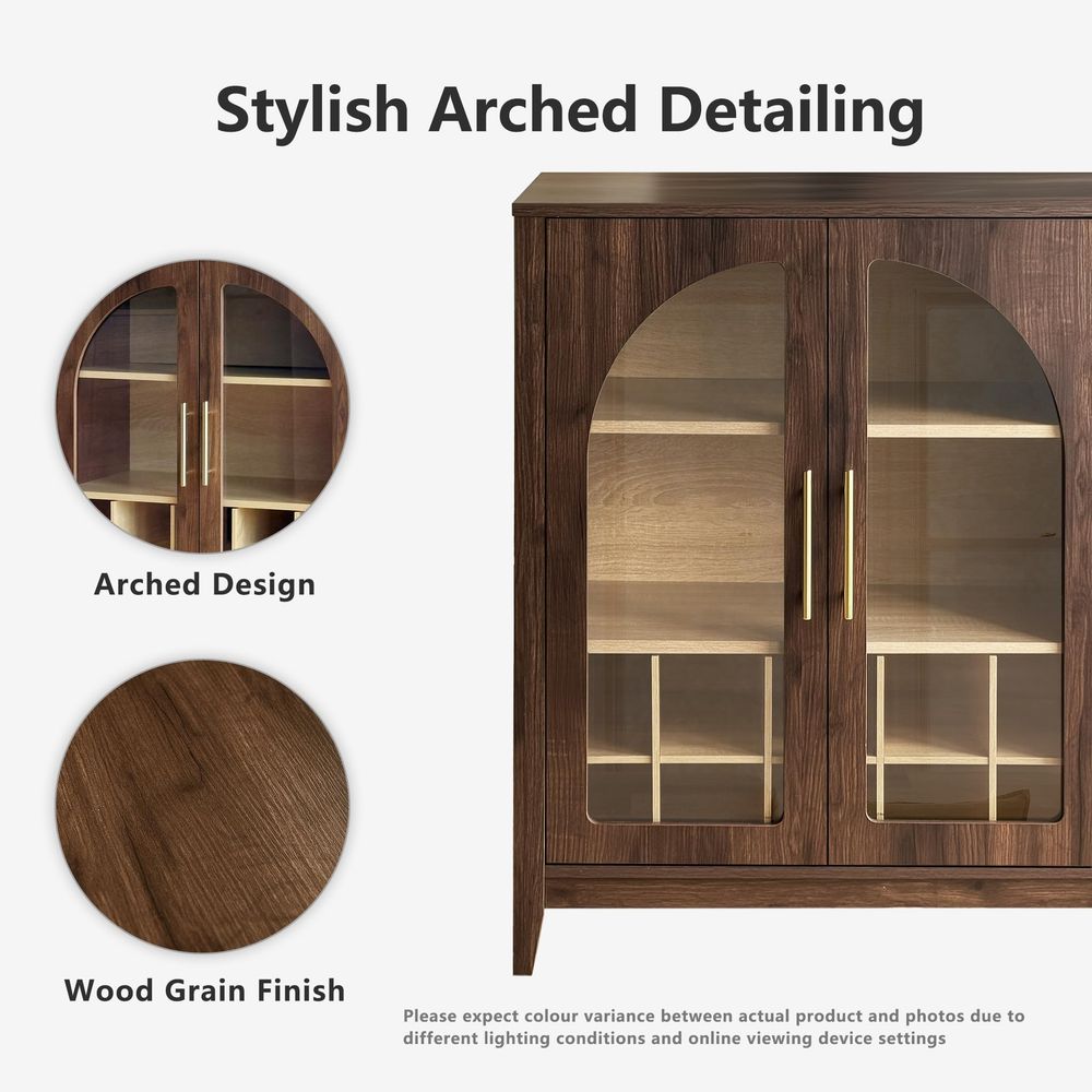 Tall Storage Cabinet Fluted Pa - Storage 评论和价格