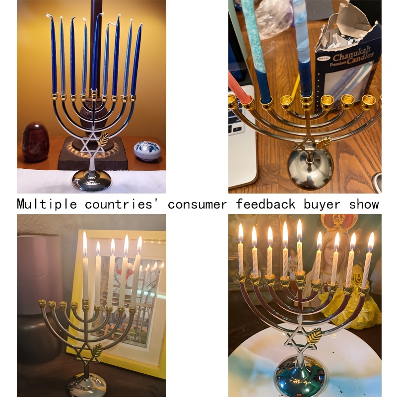 Hanukkah Menorah 9 Branch Cand - Tables 评论和价格
