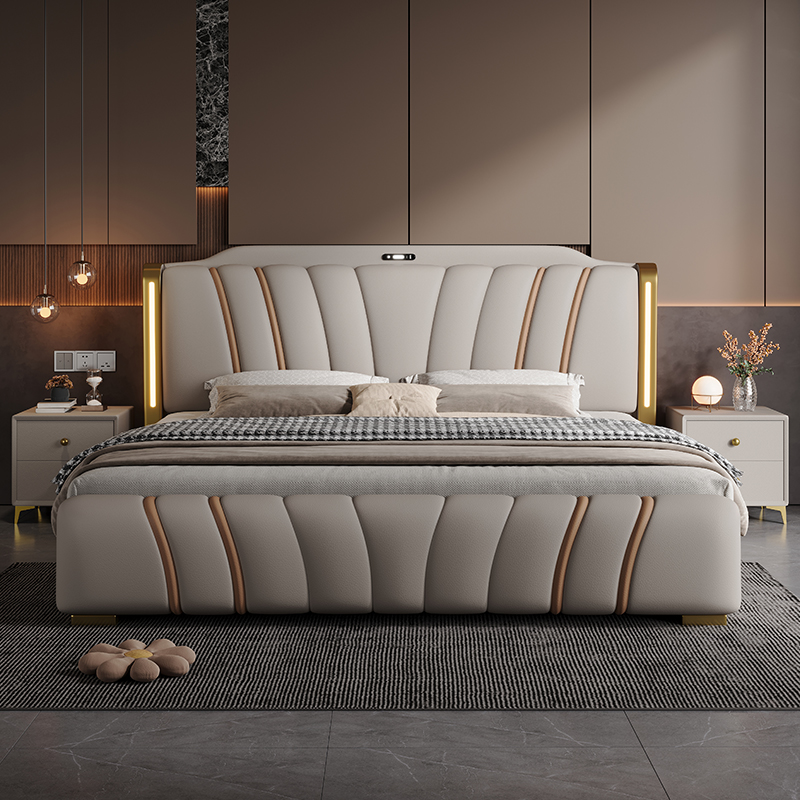 180x200CM with queen wooden be - King Size Bed Frame With Storage Drawers 评论和价格