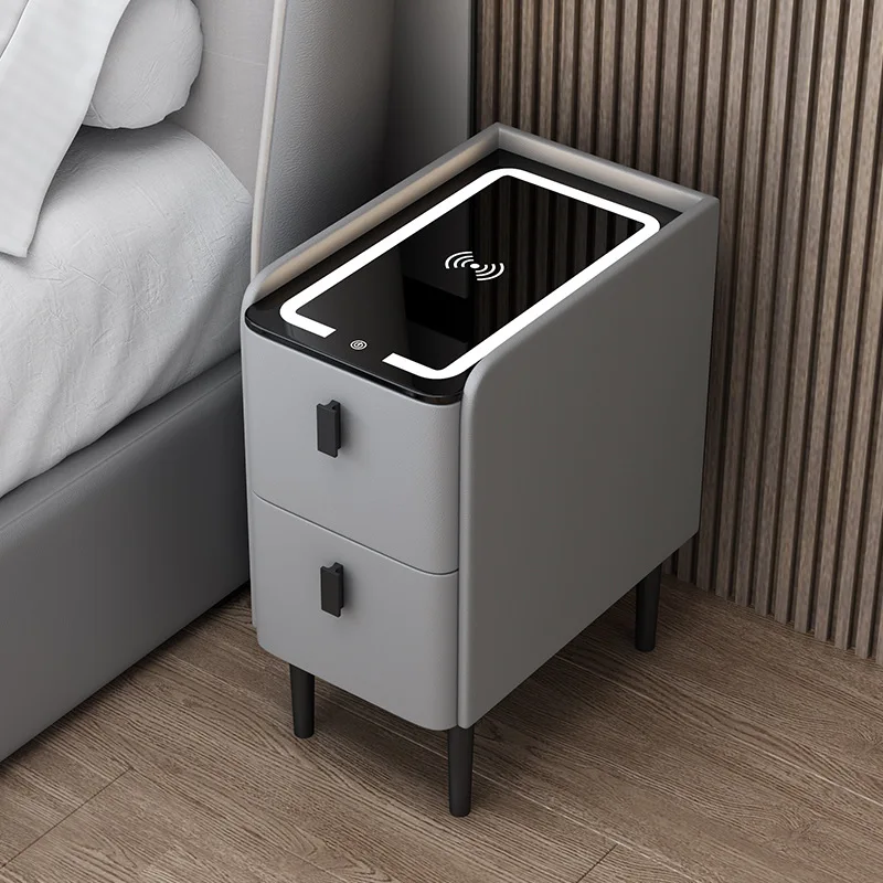 Nordic Style Wooded Bedside Ta - Solid Wood Nightstand 2 Drawers 评论和价格