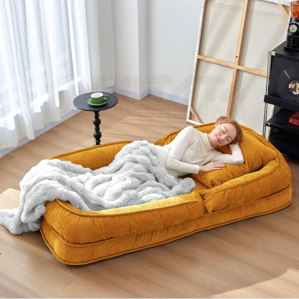 Foldable Lazy Sofa Bed Floor C - Sofas 评论和价格