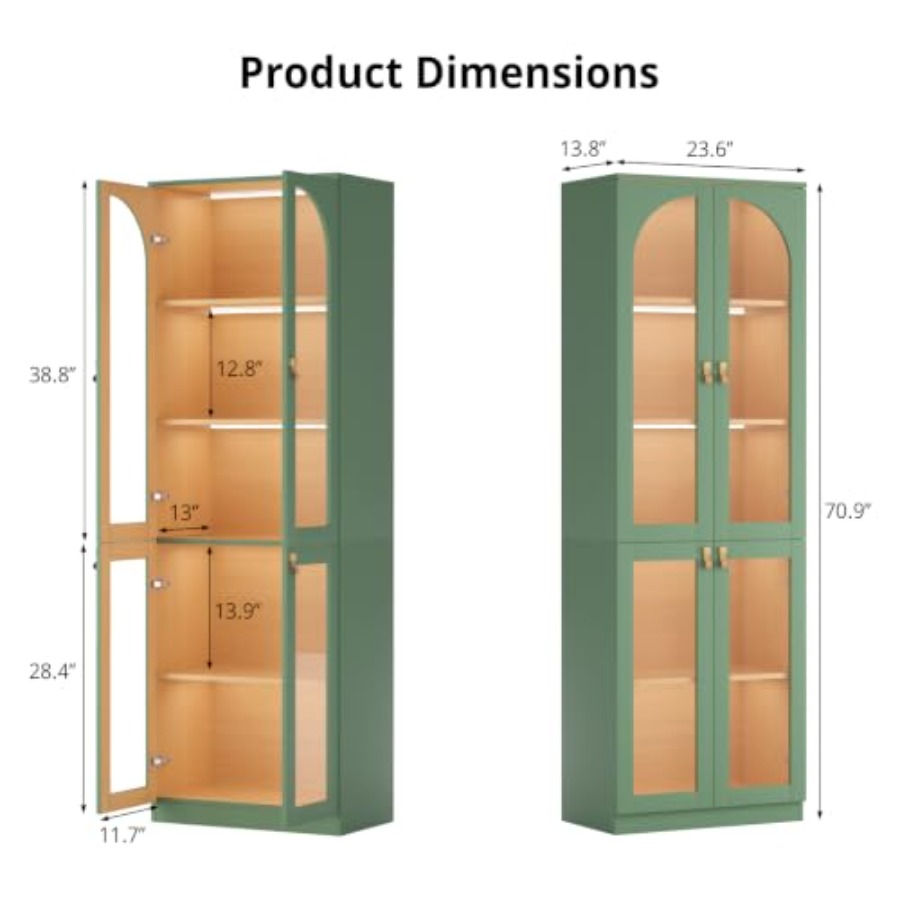 Living room office curio cabin - Storage 评论和价格