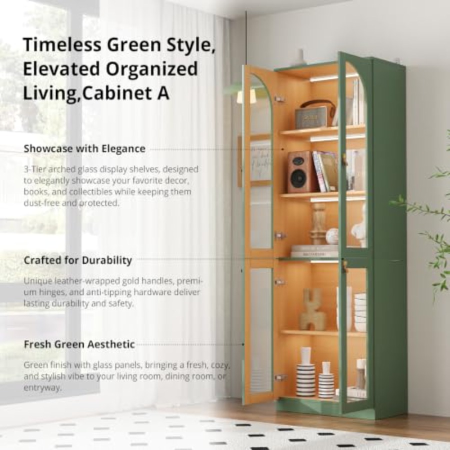Living room office curio cabin - Storage 评论和价格