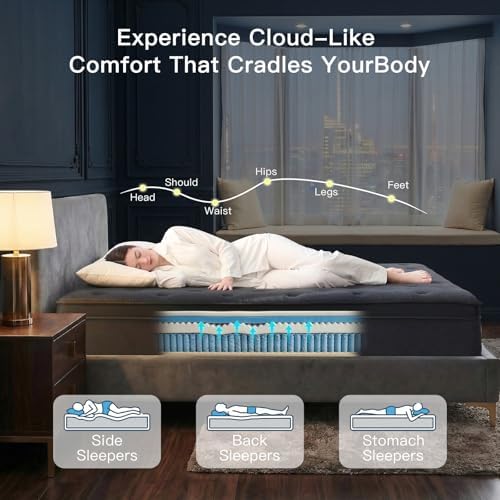 12 Inch Queen Mattress, Memory - Memory Foam Mattress In A Box Queen 评论和价格