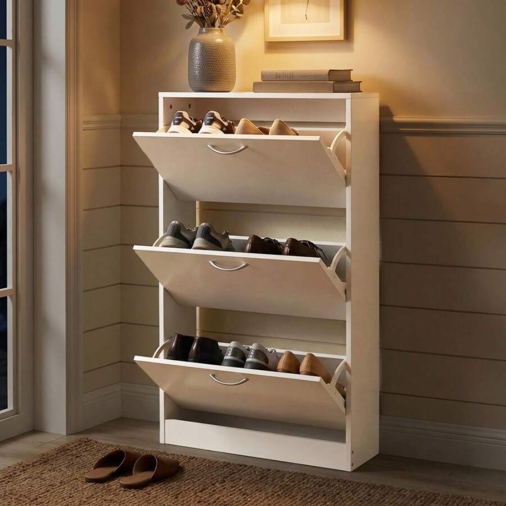 Shoe Cabinet for Entryway Narr - Shoe Rack Cabinet Narrow Entryway 评论和价格