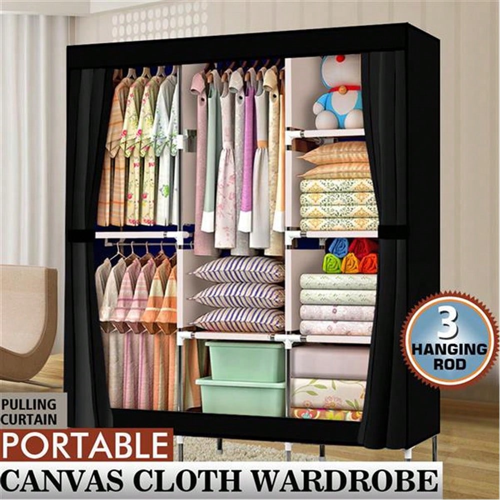 71 Inch Portable Closet Wardro - Wardrobe Closet Portable Fabric Cover 评论和价格