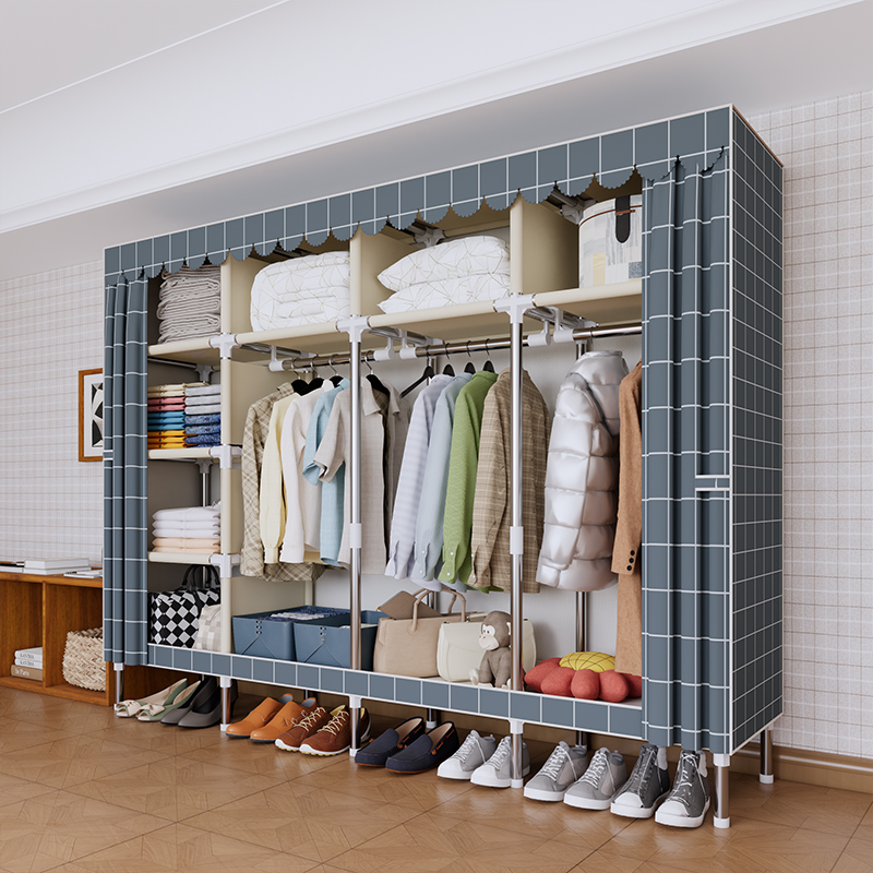 Fashion-Print Portable Wardrob - Wardrobe Closet Portable Fabric Cover 评论和价格