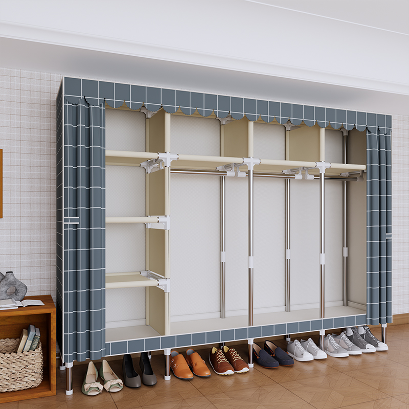 Fashion-Print Portable Wardrob - Wardrobe Closet Portable Fabric Cover 评论和价格
