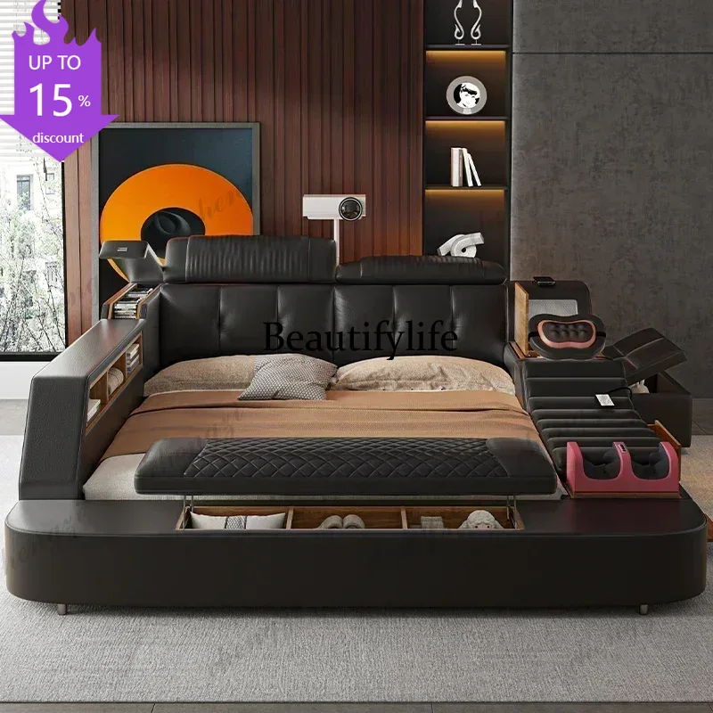 A182 Black King Size Frame Dou - King Size Bed Frame With Storage Drawers 评论和价格