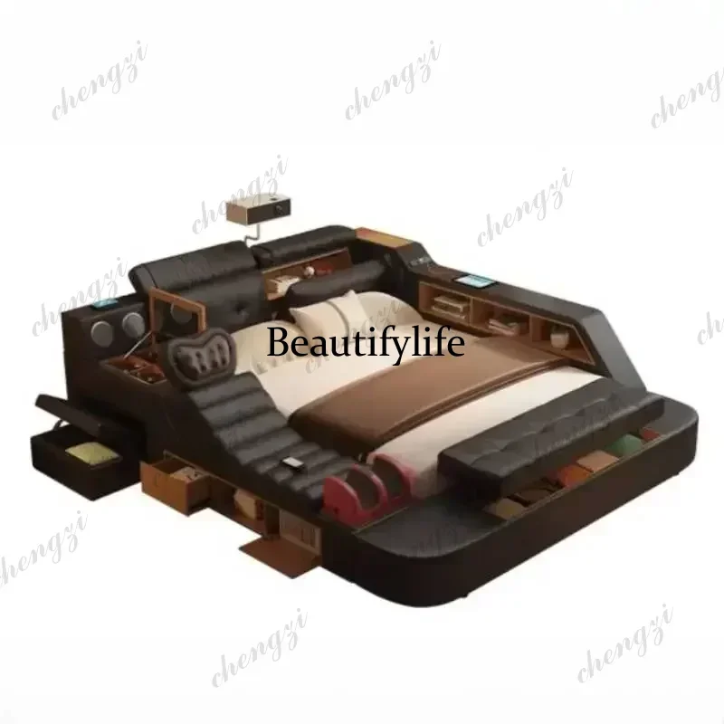 A182 Black King Size Frame Dou - King Size Bed Frame With Storage Drawers 评论和价格