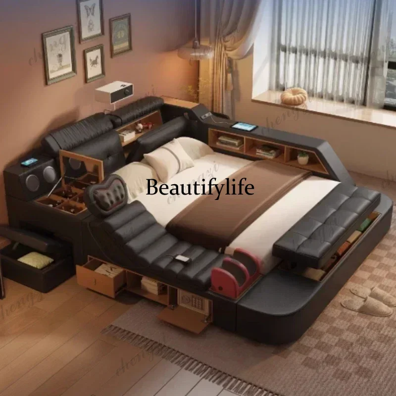 A182 Black King Size Frame Dou - King Size Bed Frame With Storage Drawers 评论和价格