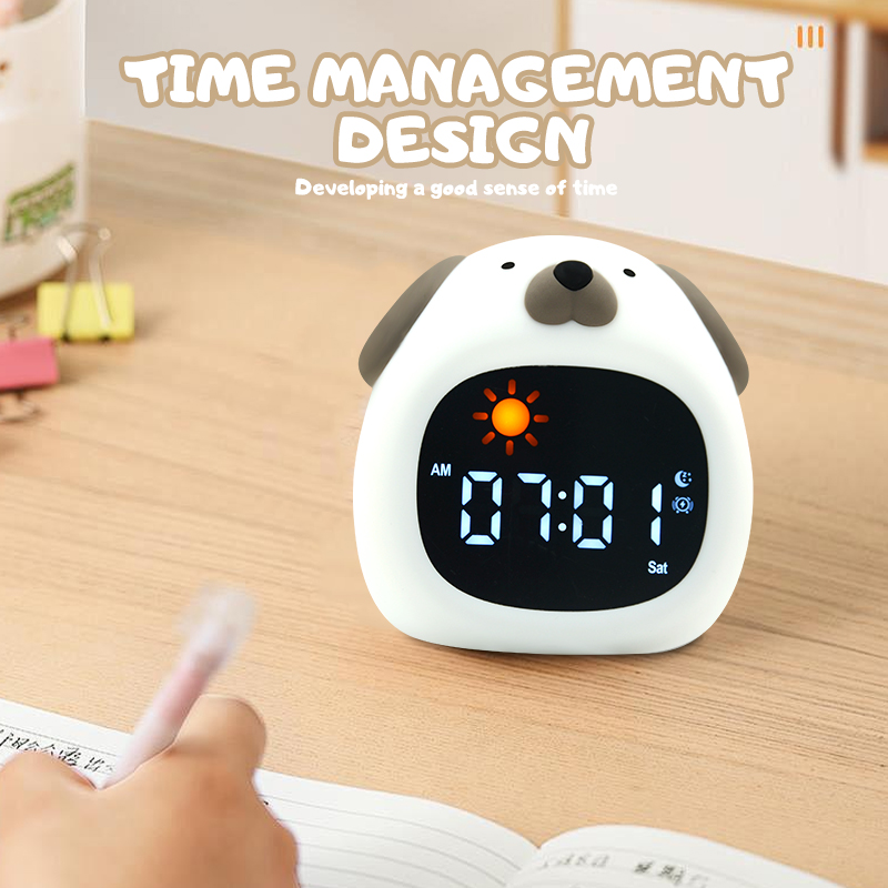 Night Light Clock Cat Baby Sle - Floating Nightstand With Led Light 评论和价格