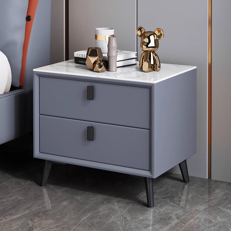 Nordic Style Solid Wood Bedsid - Solid Wood Nightstand 2 Drawers 评论和价格