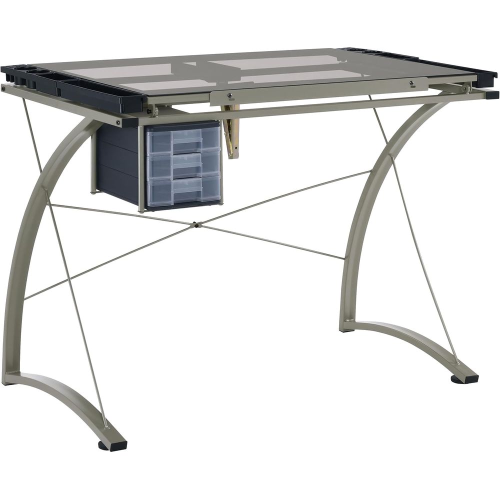 41-Inch Metal and Glass Drafti - Tables 评论和价格