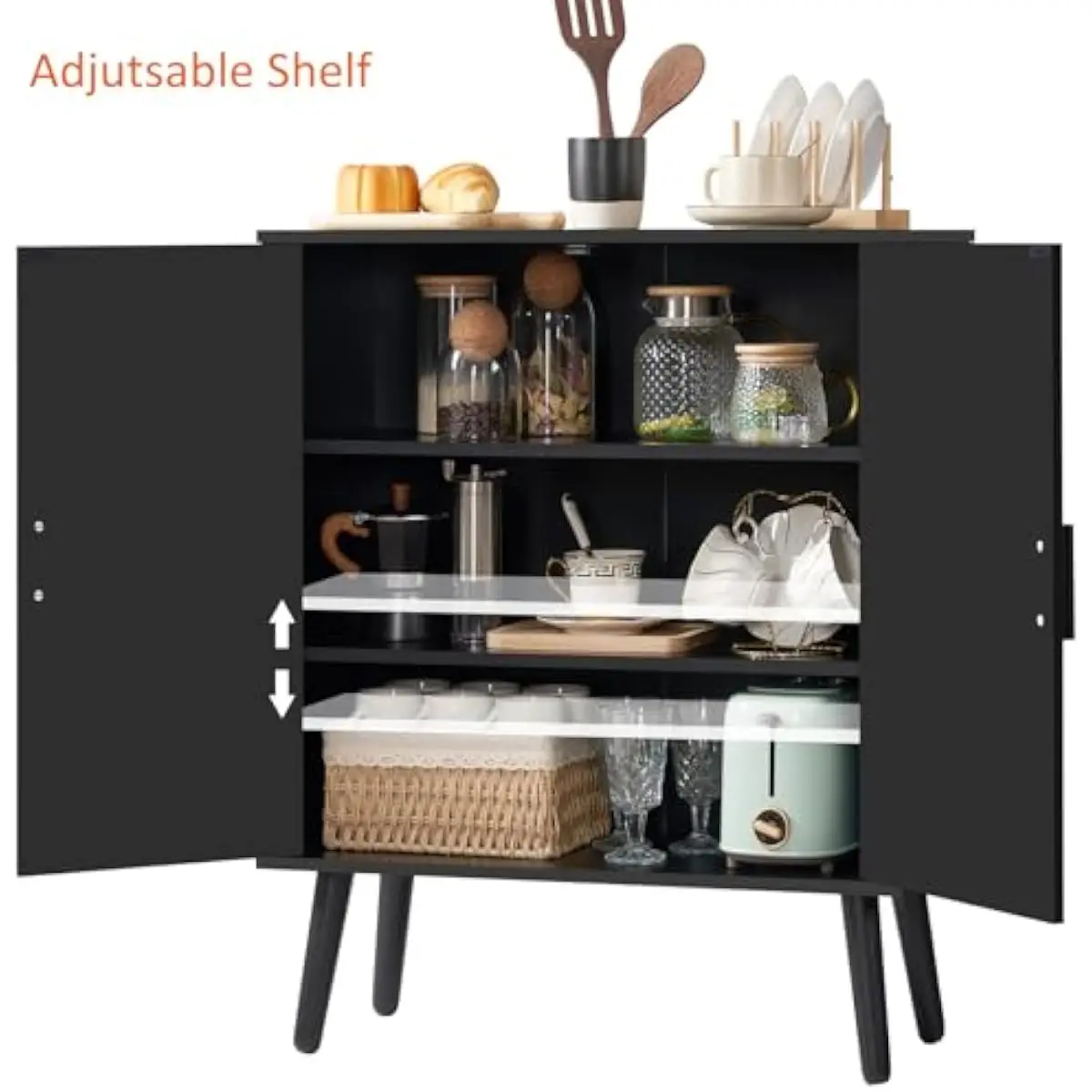 Storage Unit with Two Adjustab - Storage 评论和价格