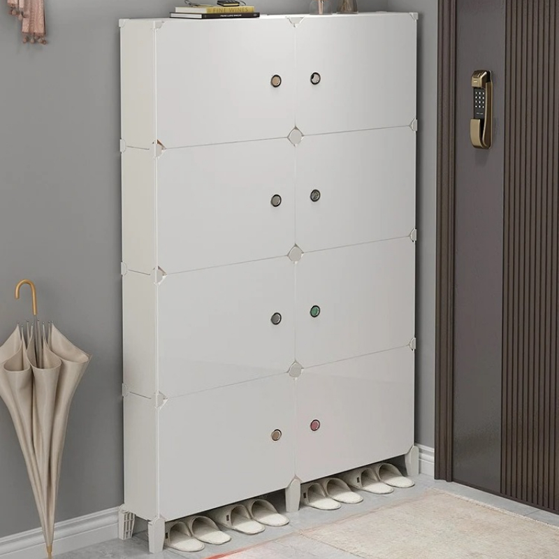 ‌No Drill Over Door Shoe Rack  - Shoe Rack Cabinet Narrow Entryway 评论和价格
