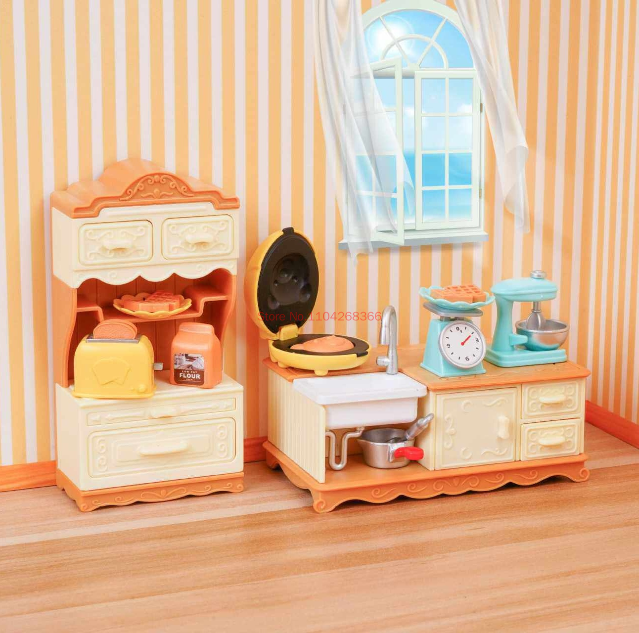Forest Family 1/12 Kitchen Fur - Bedroom Furniture 评论和价格