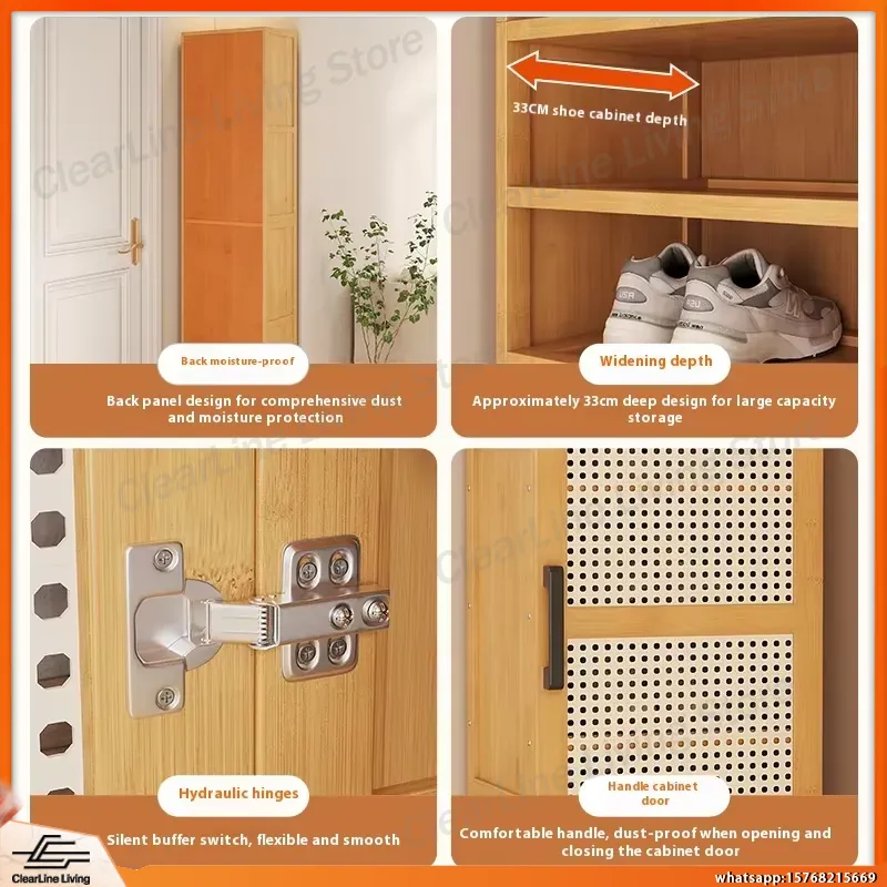 Modern Multi-Layer Shoe Rack f - Shoe Rack Cabinet Narrow Entryway 评论和价格