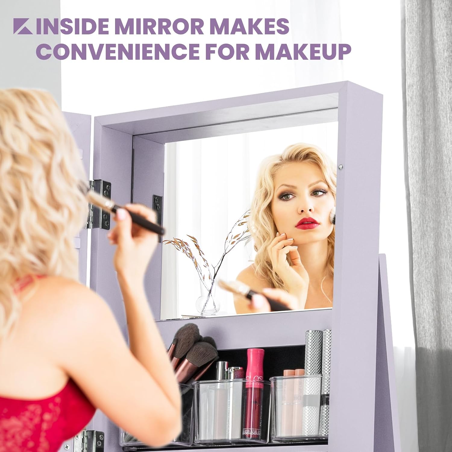360 Swivel Jewelry Armoire Ful - Full Length Mirror Jewelry Armoire 评论和价格