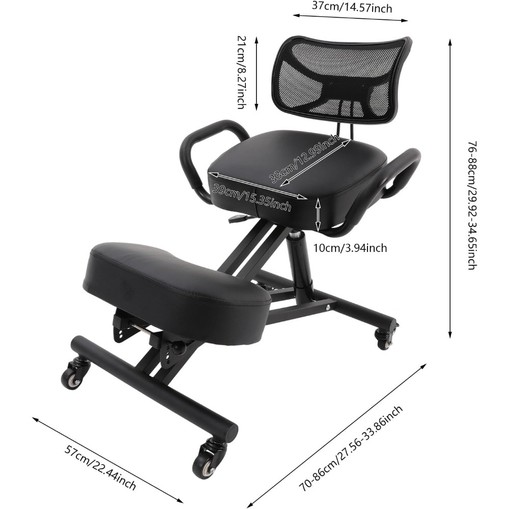 Ergonomic Kneeling Chair with  - Chairs 评论和价格