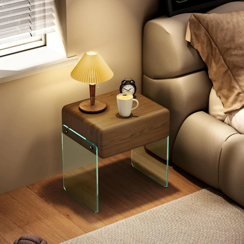 Nightstand Drawer Bedside Side - Solid Wood Nightstand 2 Drawers 评论和价格