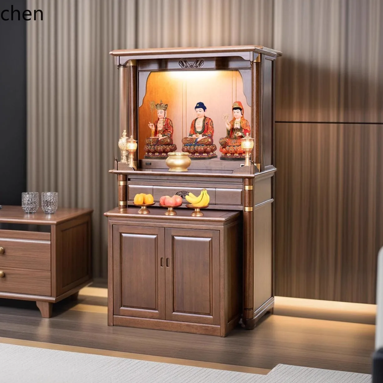 r5.20  all-solid wood shrine o - Tables 评论和价格