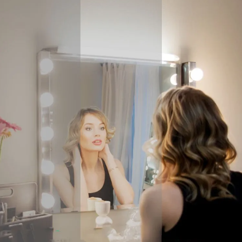 LED Mirror Makeup Mirror w/Lig - Dressing Table Vanity With Lighted Mirror 评论和价格
