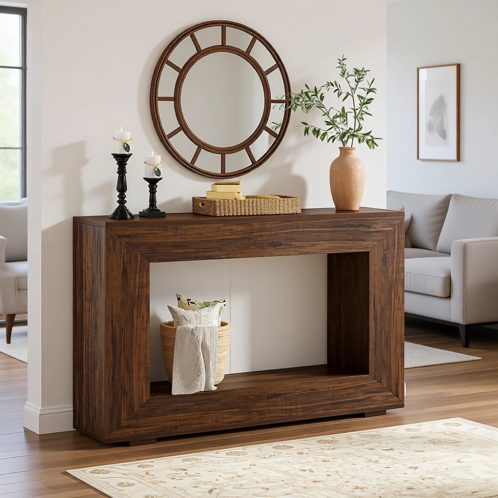 47 Inch Farmhouse Console Tabl - Tables 评论和价格