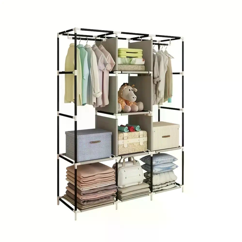 64-in Portable Covered Non-Wov - Wardrobe Closet Portable Fabric Cover 评论和价格