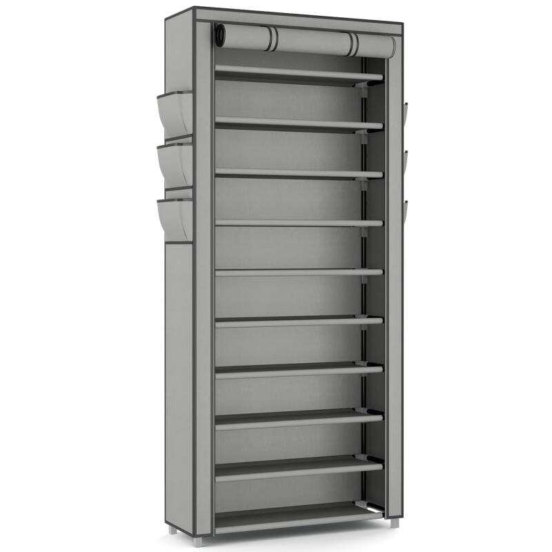 Vertical Narrow Shoe Rack Orga - Shoe Rack Cabinet Narrow Entryway 评论和价格